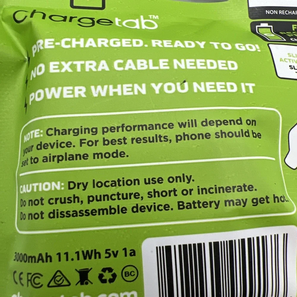 chargetab lot emergency